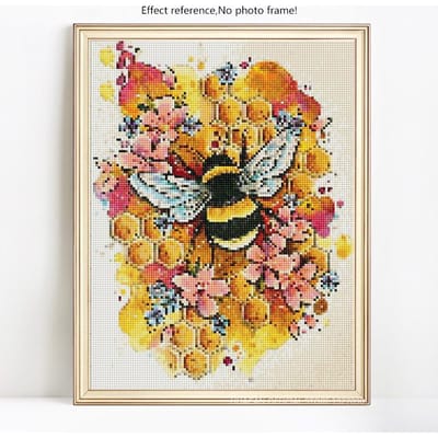 Diamant Schilderij Ronde Steentjes Dieren Hobby En Knutselen Strass Steentjes Diamant Borduurwerk 20X30 beige
