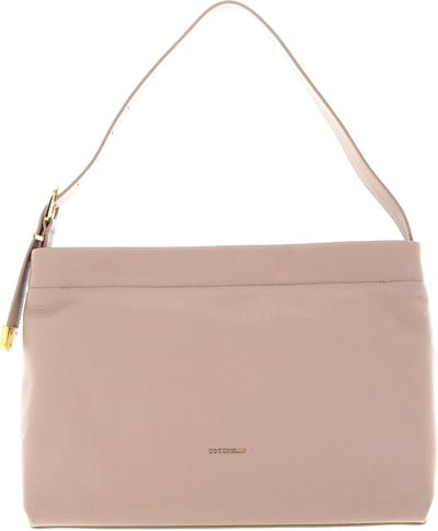 COCCINELLE Leren Schoudertas Coccinelle Gleen Handbag Powder Pink Beige