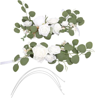 Bruiloft Bloemen Set - Kunstbloemen Decoratie - Ceremonie Aankleding - Handgemaakt Zijden Decor - Groot & Klein
