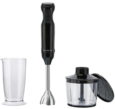 SILVERCREST - Staafmixer - Zwart - 600W - 3 in 1 - 5 snelheden - Met turboknop