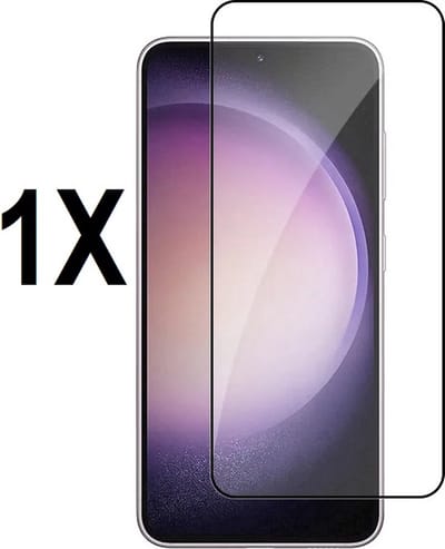 Screenz® - FULL COVER Screenprotector geschikt voor Samsung Galaxy S25 Plus - Tempered glass Screen protector geschikt voor S25 Plus - Beschermglas - Glasplaatje