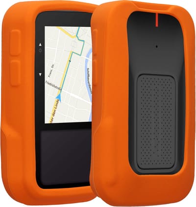 kwmobile Hoesje geschikt voor Garmin Approach G20 Solar - Beschermhoes voor handheld GPS - Back cover in oranje