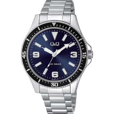 Q&Q Fashion QB64J215Y Horloge Heren 43 mm