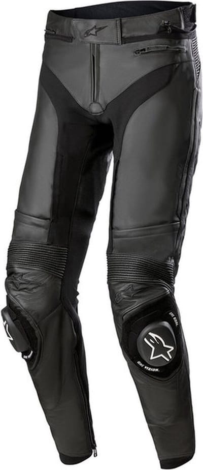 Alpinestars Missile V3 Leren Zwart Zwart Motorbroek - Broek