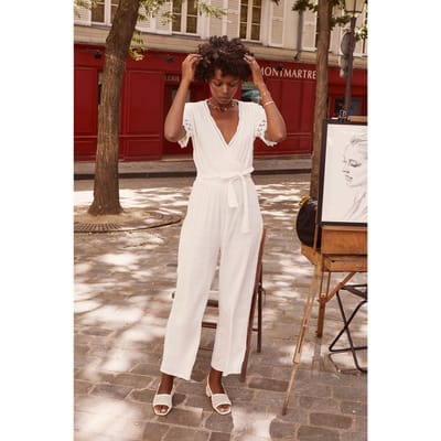 Louise Misha Jumpsuit Atina Off-white Size: 34 | Jumpsuits Outlet | Dames | Wit