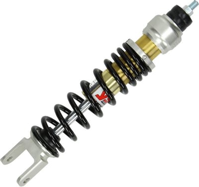 Schokbreker YSS E Serie Gasgevuld Gilera Runner 50 SP / Gilera Runner FX 125 2T / Gilera Runner FXR 180 2T 285mm Goud/Zwart