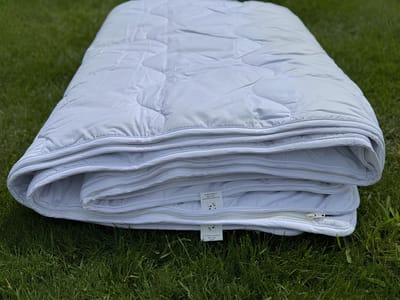 Alpaca dekbed 4-seizoenen 140 x 220 met GOTS gecertificeerd tijk
