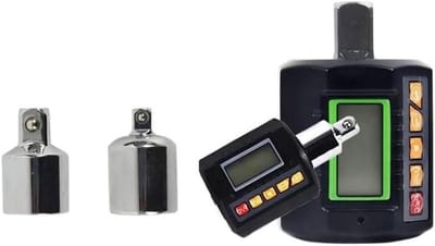 Digitale momentsleutel - Elektronische adapter - Precisie metingen - Directe uitlezing - 2-200Nm - Zilver
