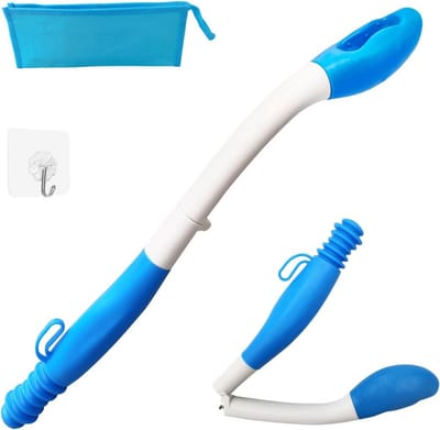 Opvouwbare Lange-Reik Assistent Hulpmiddel voor Persoonlijke Hygiëne op Toilet