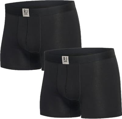 RJ Everyday 2-Pack Eindhoven Heren Boxershort Zwart S