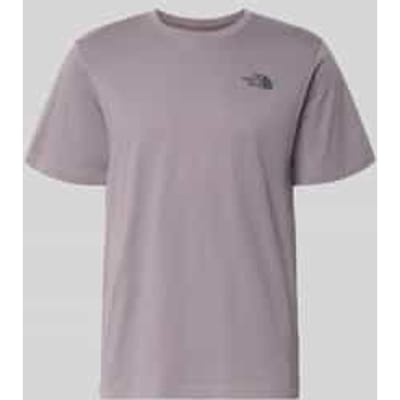 T-shirt met logo en ronde hals