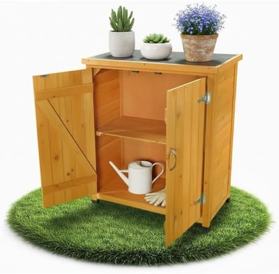 CLVP® Tuinkast Hout - Tuinkist - Tuinkasten voor Buiten - Tuinberging