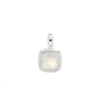 SilverGems Zilveren hanger met Regenboog Maansteen edelsteen