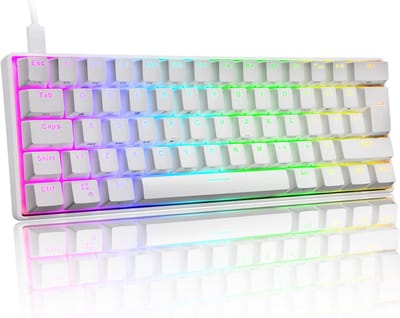 60% Mechanisch Gaming Toetsenbord Type C Bedraad - LED Backlit, Waterdicht, Chroma RGB, Volledige Anti-ghosting