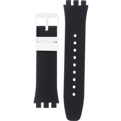 Swatch ASUSB420 Nothing Basic About Black Horlogeband