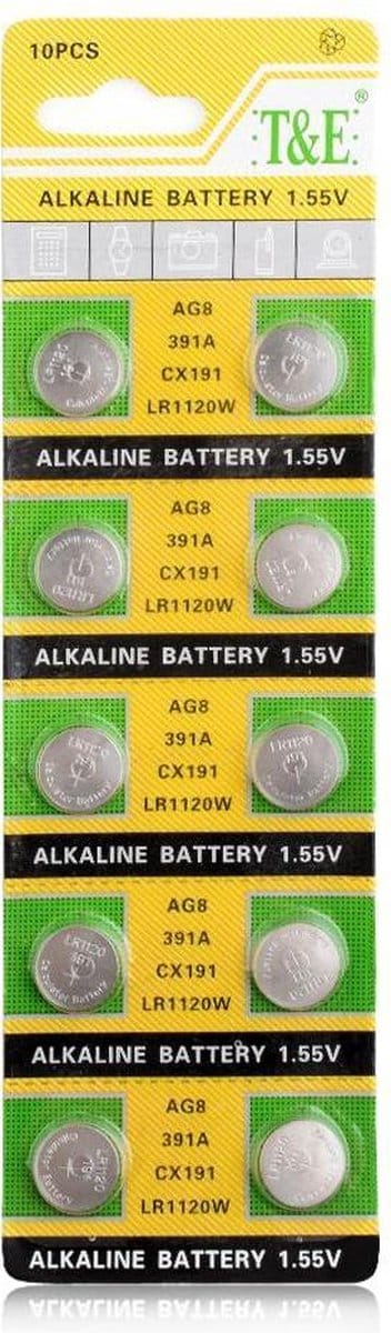 AG8 knoopcelbatterij  10stuks