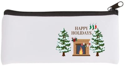 Akyol - kerst happy holidays Etui - Kerstmis - kerst beker - winter - kerst - christmas - kerst cadeau - 20 bij 9 cm