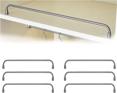 Plankrailingsset - Veiligheidsleuningen - Valbeveiliging Kast - Aluminium Staaf - 68.5 cm - Metaal