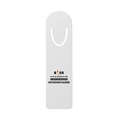 Hacebo® - bier, nu ik je aandacht heb je bent een geweldige schoonvader metalen boekenlegger - schoonvader - vader cadeautjes - vaderdag - verjaardagscadeau - verjaardag - cadeau - geschenk Bladwijzer boekenleggers - 12.7 cm x 3.2cm