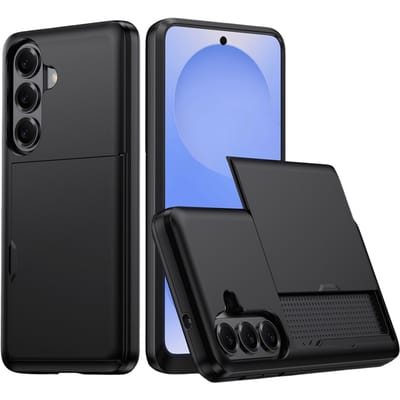 Amorus Samsung Galaxy A37 Hoesje met Pashouder Zwart