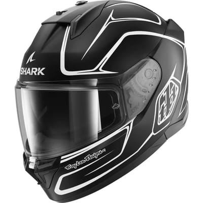 Shark D-Skwal 3 Drone Mat Zwart Wit Zwart Integraalhelm - Maat L - Helm