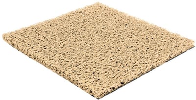 Deurmat antislip - Spaghettimat - beige - 500x120cm - Dikte 15 mm - Entreemat - schoonloopmat