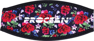 Maskstrap | neopreen slide | Rode rozen