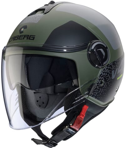 Caberg Riviera V4 X Alpha Mat Groen Jethelm - Helm