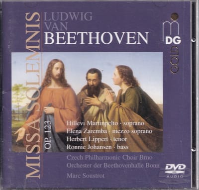 DVD Missa Solemnis - Ludwig van Beethoven - Chech Philharmonic Choir Brno en Orchester der Beethovenhalle Bonn o.l.v. Marc Soustrot