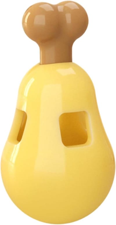 Hondenspeelgoed Kippenpoot - Voederspeelgoed Puppy - Interactief Spelen - Bevordert Langzaam Eten - 11x6x6 cm - Enkel kenmerk