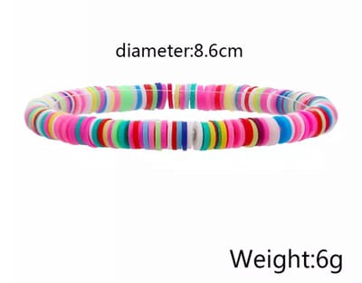 Akyol - kralenarmband – regenboog - ibiza armband - bohemian sieraden - pride - pride armband - gaypride - lgbt - armband lgbt - pride feest - festival armband - regenboog armband - bohemian – vrolijke armband – cadeau – gift – vriendenarmb