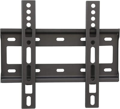 SnelShoppen - Universele TV Wandbeugel voor 24-60 inch TV - VESA 50x50, 75x75, 100x100, 200x100, 200x200 - Zwart - Max. 30 kg - Vast - Ideaal voor Woo