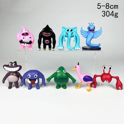 8/9 pièces/set Dessin animé Jardin de Banban Mignon Anime Hobby Jouets Modèle Vert Jumbo Josh Monstre Poupée Enfants Noël Anniversaire Cadeaux