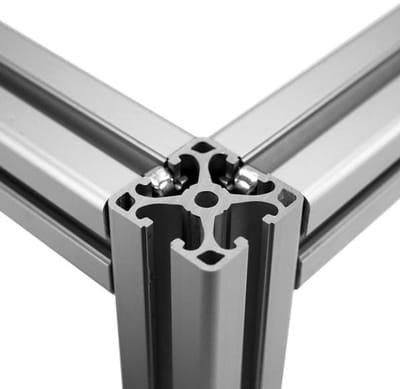 Verbindingsstukken Aluminium Profiel - Profielverbinders Schroef - Hoekverbinding Maken - Verzinkt Staal - Groef 6 M6 - Zilver