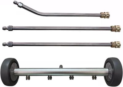 Onderstelreiniger - Auto reiniger - Voertuigonderhoud - Vier sproeiers - 16 inch - Donkergrijs