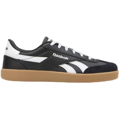 Reebok Heren Smash Edge Leren Trainers (Zwart, Wit)