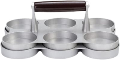 Vlees Pastei Maker - Hamburgerpers - Pasteitjes Maken - Antiaanbaklaag - 22.9 Centimeter Diameter - Grijs