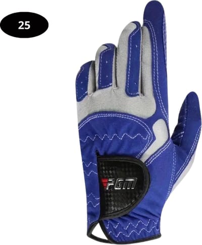 Livano Golfhandschoenen - Golf Accessoires - Handschoen AntiSlip - Heren - Links - Blauw - Maat L