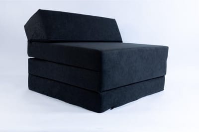 ZRSS® Vouwmatras - Vouwbed - Logeerbed Opvouwbaar - Zwart