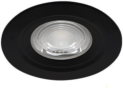 LED Inbouwspot - Brinton - 7W 630lm 38D - IP54 Waterdicht - 830 Warm Wit 3000K - Rond - Zwart