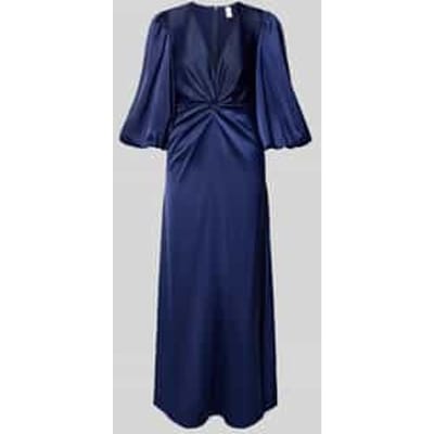 maxi-jurk met ballonmouwen model 'THEA'