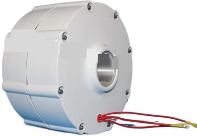 Windturbine Generator - Dynamo Energie - Energie Opwekken - Geleidingsloos Ontwerp - 1000W 24V - Wit