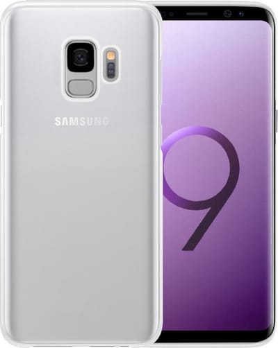 Hoesje - Geschikt voor Samsung Galaxy S9 - Sterk & Shockproof - Hoes Cover - Siliconen Case - Telefoonhoesjes - Transparant