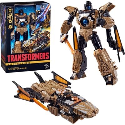 Transformers Age of the Primes The Thirteen Vector Prime, Voyager Class 17.5 cm Converting Action Figure, Robot Toys for Ages 8+