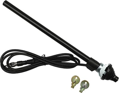 Inzink antenne zwart 0 - 45°