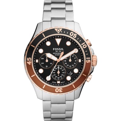 Fossil Fb - 03 FS5768 Horloge - Staal - Zilverkleurig - Ø 46 mm