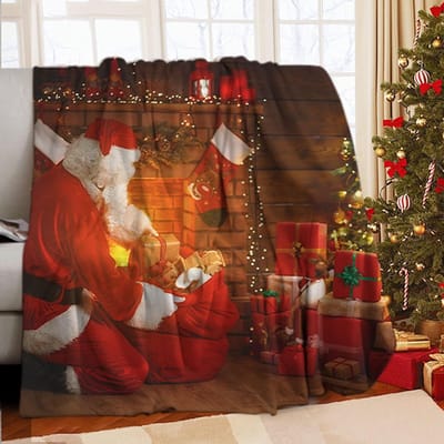 Extra Zachte Flanellen Plaid (150x200 cm) - Warme Kerst- en Winterdeken voor Volwassenen en Kinderen