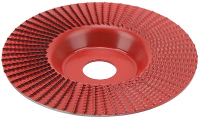 Solidchoice - Dailygoody - Houtsnijwerk Schijf - Tungsten Carbide - Duurzaam en veelzijdig - Rood - Slijpschijf voor houtbewerking - Ideaal voor gebogen opperv
