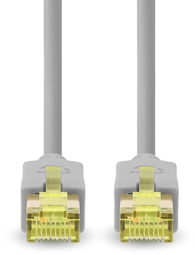 Nedis CAT7 Netwerkkabel - S/FTP - RJ45 Male - RJ45 Male - 10.0 m - Snagless - Rond - LSZH - Grijs - Doos