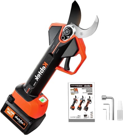 Professionele Draadloze Tuinscharen 35 mm - Lichtgewicht Accu Snoeischaar voor Tuinonderhoud, Compatibel met Verlengstang en Geschikt voor Zware Klussen